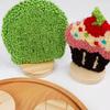 Crochet Dolls Stand Set With Wood Bases, 12Count For Single And Double Needle Dolls Wood Display Stand