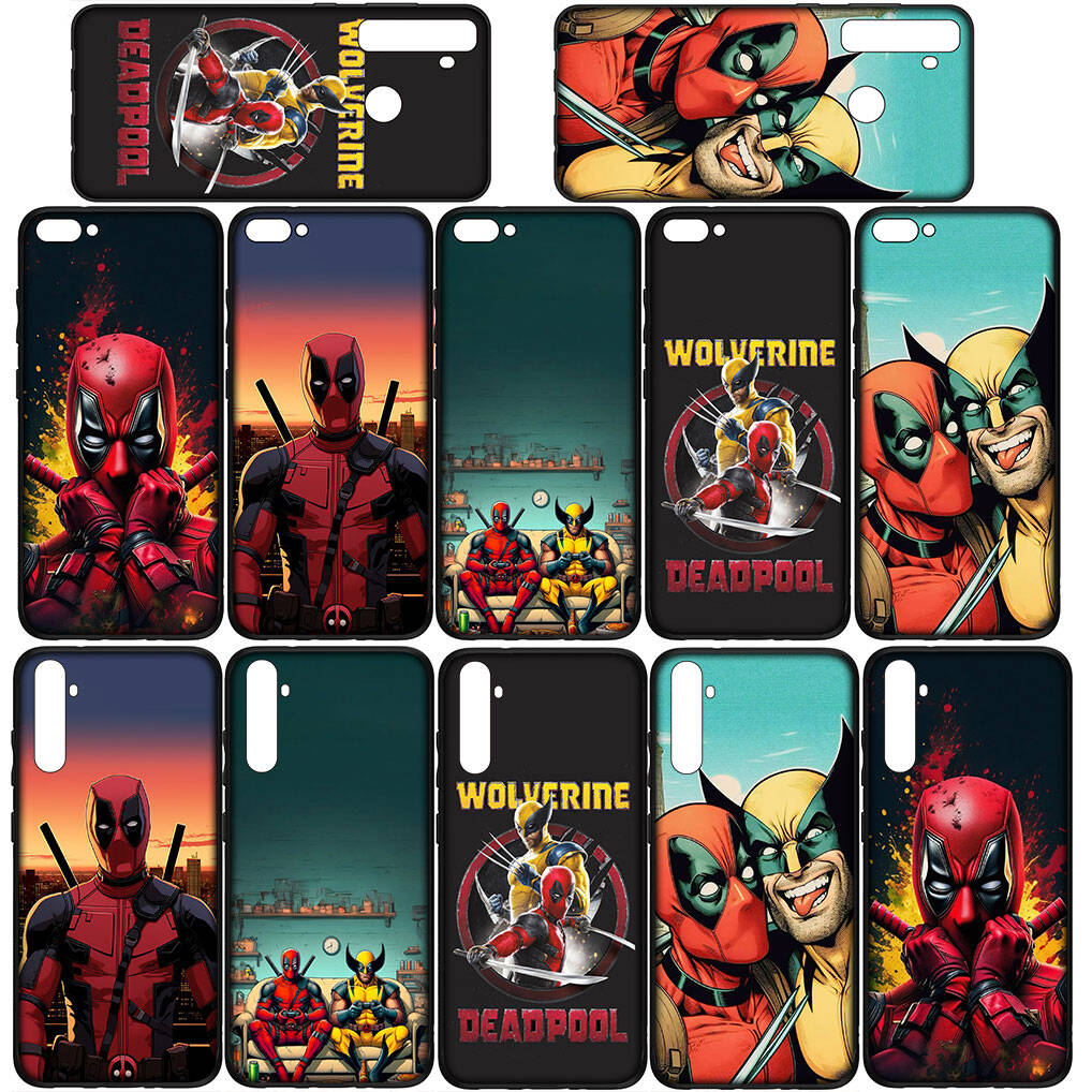 for iPhone 17 16 15 Xiaomi Poco F7 F8 X7 X6 C85 C75 C71 M8 Redmi Note 14 13 12 Pro Max 14C 13C 15C A3 A4 Phone Case Wallpaper Deadpool Wolverine Cover