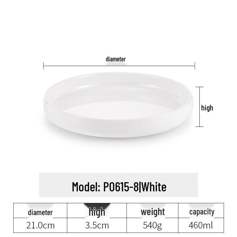 Melamine 3-Compartment Dumpling Plate