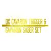 Super Space Sheriff Gavan Infinity DX Gabarion Trigger Gabarion Saber Set Special Collaboration Outer Sleeve Ages [BANDAI] & (Bonus "Sentiling Ver.")