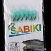 Golden Hooks Fishing String Hooks Green Rubber Sabiki Lure Sabiki Rigs  Pesca Tackle