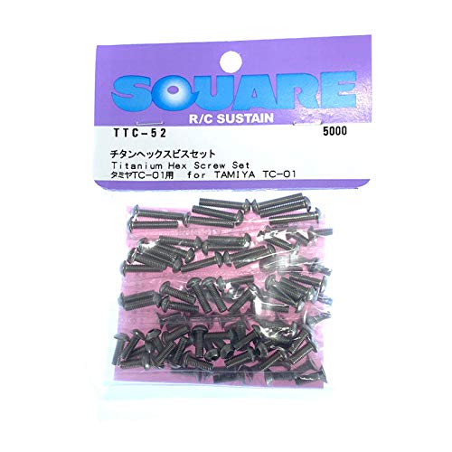 Titanium Hex Screw Set TCC-52 for Tamiya TC-01
