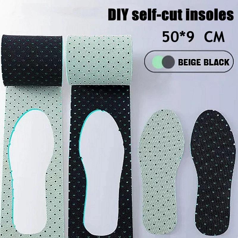 1Roll DIY Self-Cut Fasciitis Memory Foam Shoes Insole Breathable Comfort Non Slip Shoe Pads Kids Adults Soft Plantar Insoles