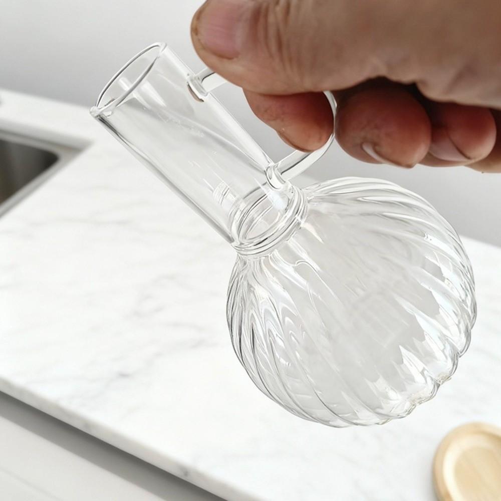 Transparente Flasche Flüssigwürzeflasche Holzständer Gewürzspender Haushaltsgebrauch
