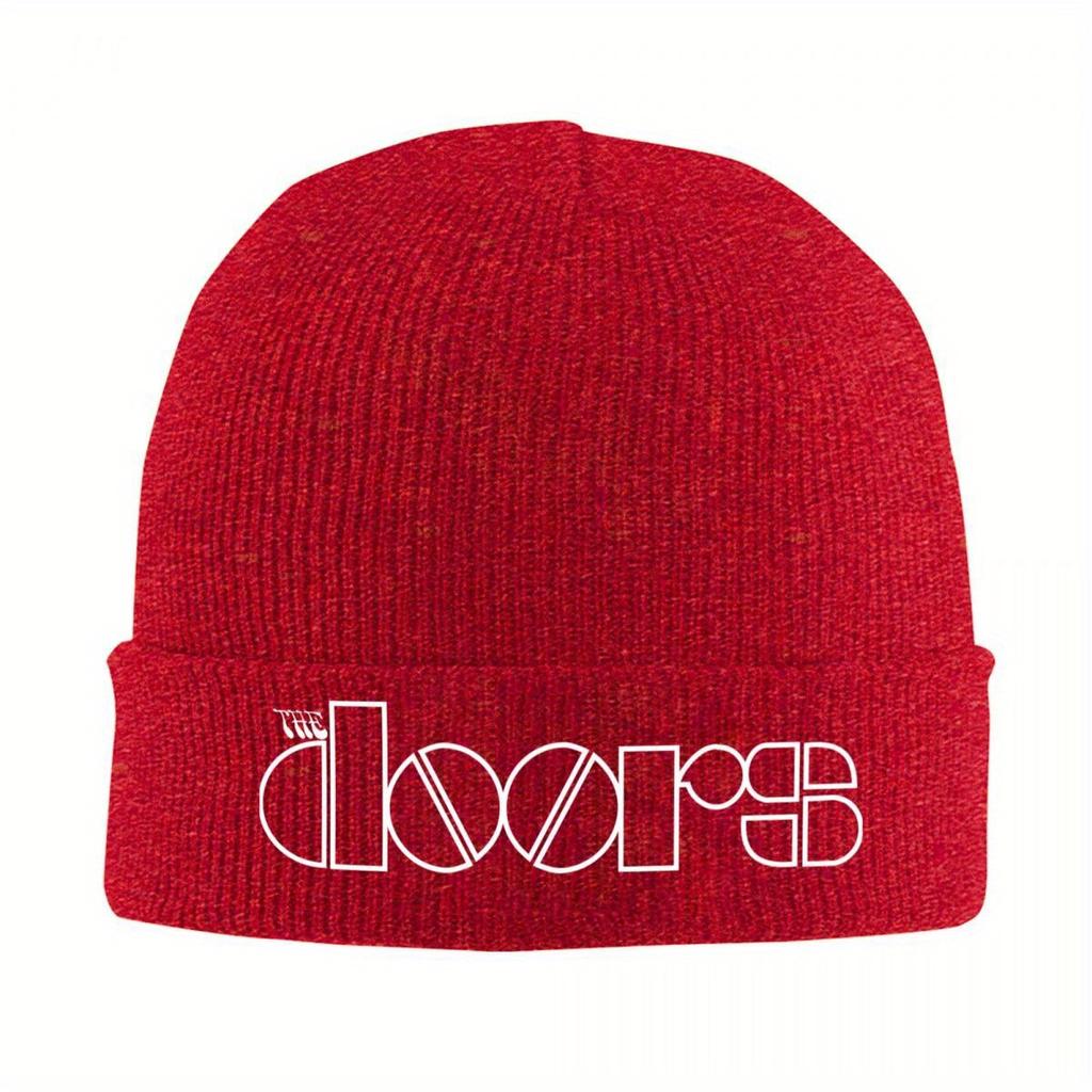The Doors Knitted Hat Beanie Autumn Winter Hats Warm Street Band Caps for Men Women