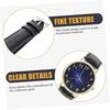Mikinona Arabic Numeral Watch with Alloy Case and Synthetic Leather Strap, Constellation Design, ...