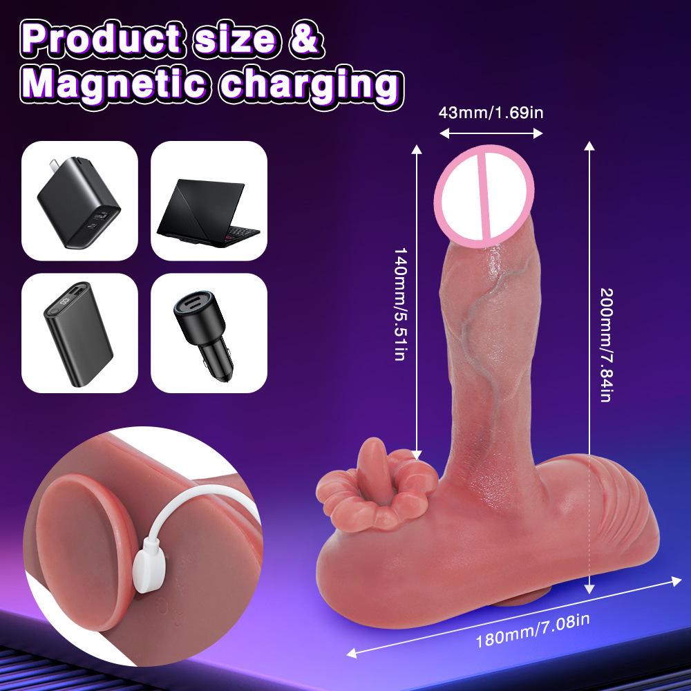 Mano Illusion Drachenfrau Silikon Multi-Vibration Wasserdicht Masturbations-Sitzkissen