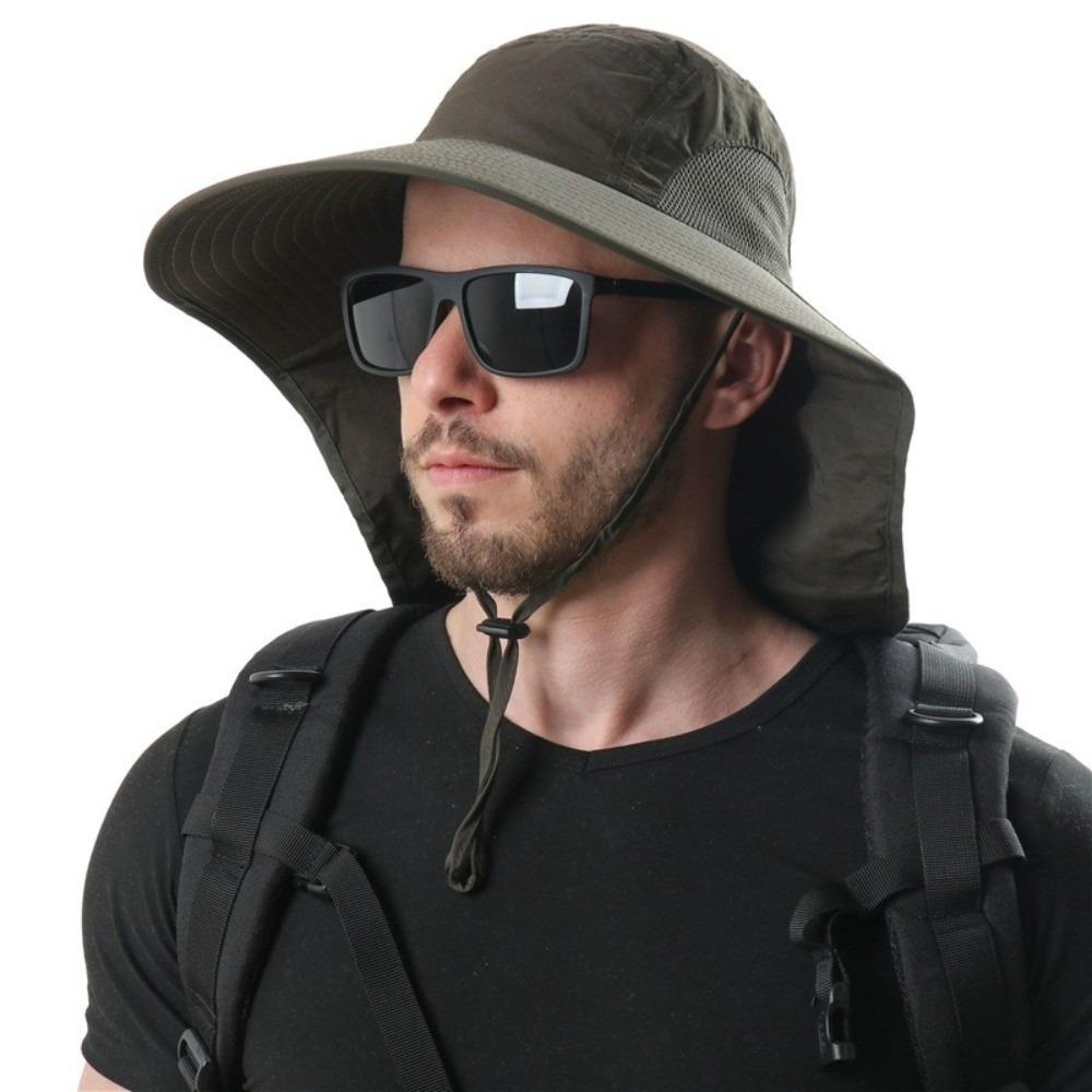 Adjustable Fisherman Hat Anti-UV Bucket Hat New Beach Cap Outdoor