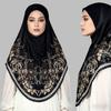 1PC Machine Washable Snap Closure Traditional Islamic Attire Elegant Hijab Gorgeous Muslim Headscarf Ideal Gift Multi-Color