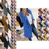 Warm Women Winter Plush Trench Coat Ladies Jacket Overcoat Outwear Casual
