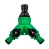 2 Way Y Shape Hose Splitter, Garden Water Pipe Connector with Switch Valve for Outdoor Watering Car Washing