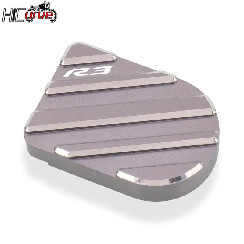 For YZF R3 R25 YZF-R3 YZF-R25 YZFR3 YZFR25 2015-2023 Motorcycle CNC Rear Foot Brakes Pedals Levers Step Plate Extension