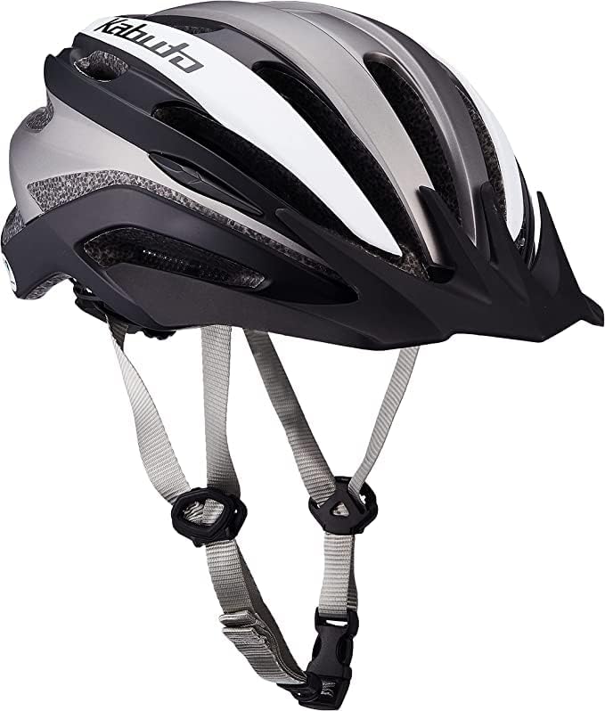 KABUTO Matte Silver Bicycle Sizes JCF Certified REZZA-2 G-1 Helmet, M/L (Head Circumference 57-60cm),