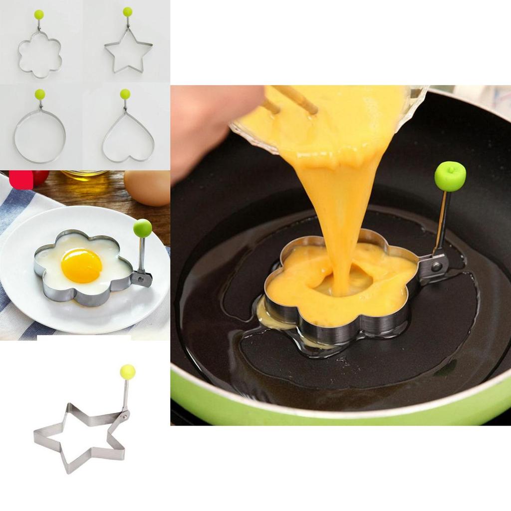 Round Egg Frying Mold Dishwasher Safe Stainless Steel Nonstick Ring For Perfect Sunny Side Up Eggs