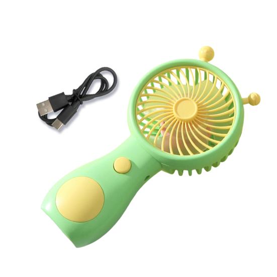 Snail-Shaped Handheld Fan with USB Charging Cute Portable Mini Fan with 2 Speeds Lightweight Quiet Summer Gadget for Travel Office Outdoor