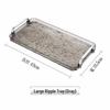 Abay Water Ripple Rectangular Plastic Tray Set
