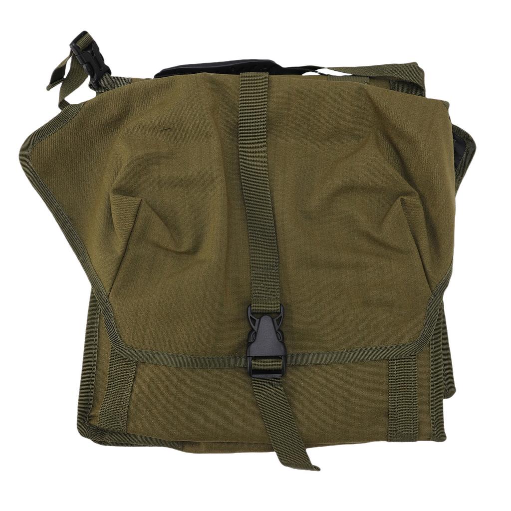 Bike Seat Double Bag Watertight Canvas Large Capacity Bike Rear Rack Double Side Bag for Cycling 30L
