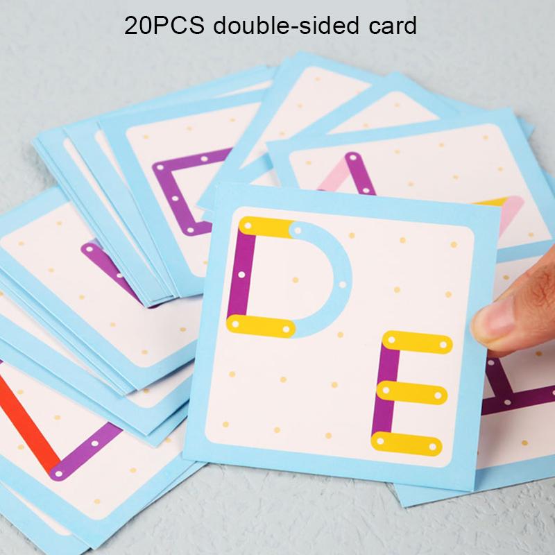 Детская креативная игрушка Монтессори с графикой — фото 9