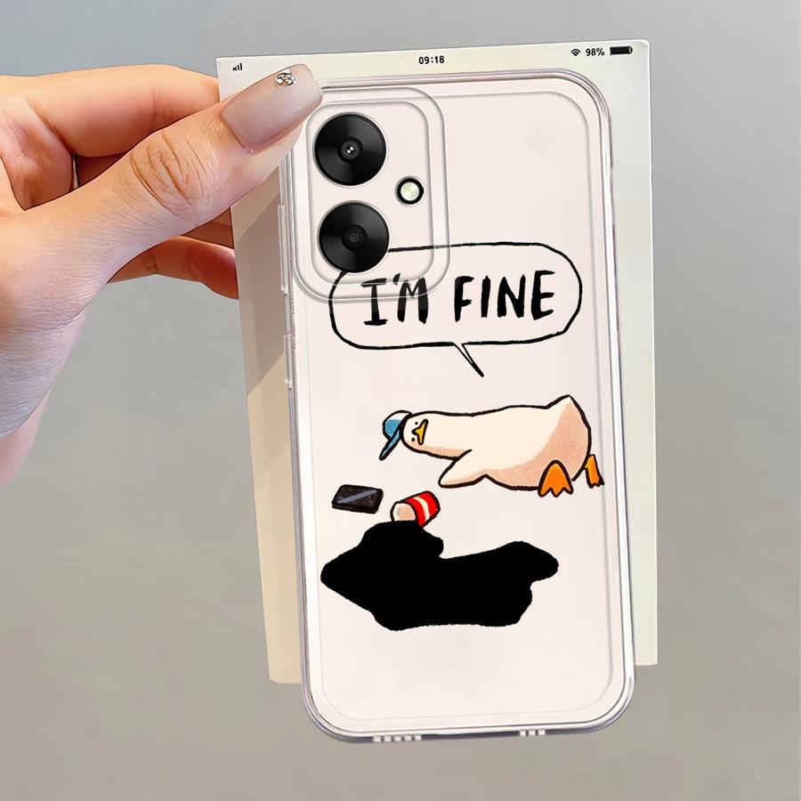 Cartoon Duck Phone Case for Xiaomi Mi 11T Pro 11 Lite Soft Phone Cover