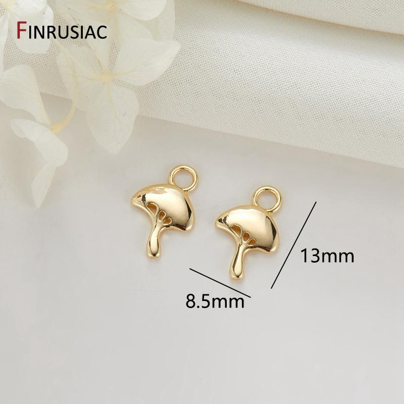 

2026 Hot Fashion 14K Gold Plated Butterfly Earrings Pendant Charms For Earring Necklace Bracelet DIY Jewelry Making 1 pair