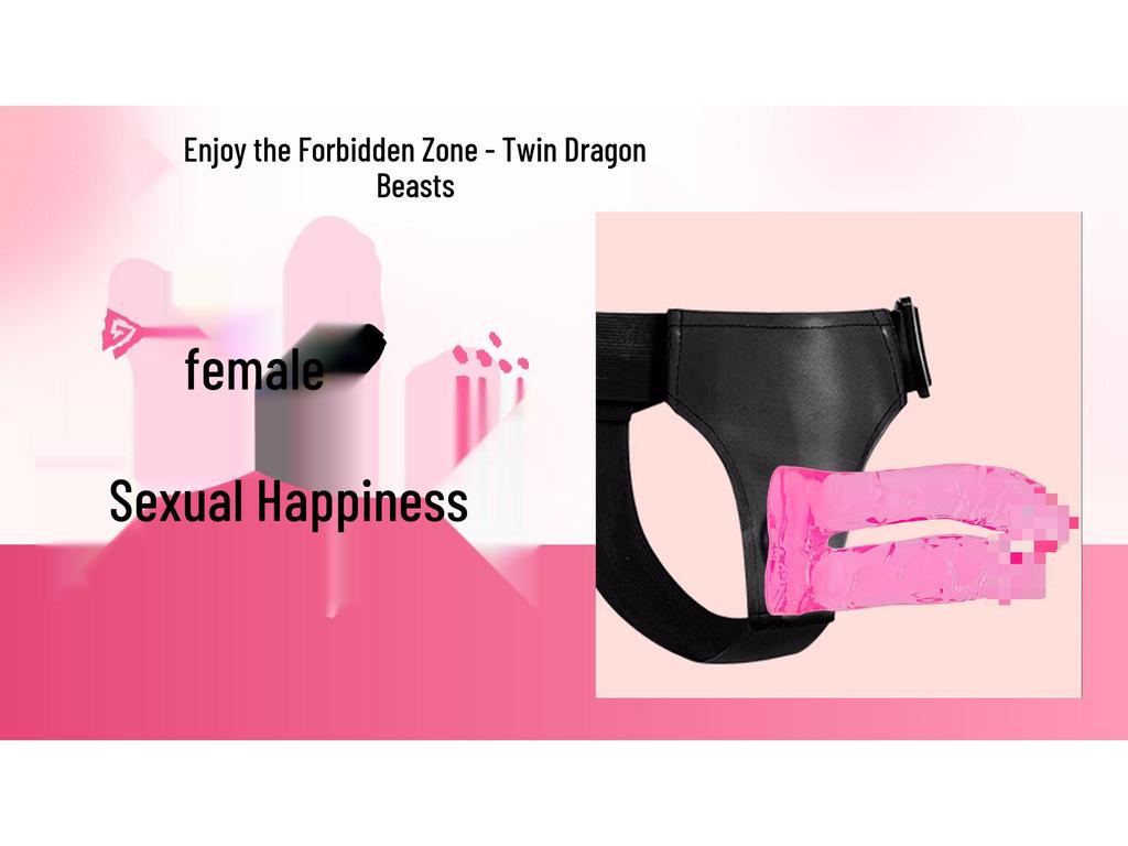 Double-Ended Female Masturbator with Yin & Anus Inserts - Dual Entry Simulated Phallus