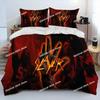 3D Slayer Heavy Metal Band Music Bedding Set Printed Single Comforter Quilt Bed Duvet Cover Pillow Case 3 Pieces Kids Adult Size