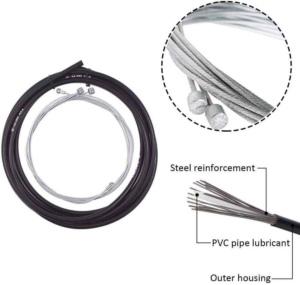 Wolfride Brake Wire Set Brake Cable Road Bike Bicycle Wire