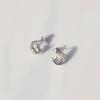 Paul Brial Crescent Earrings Puse048S