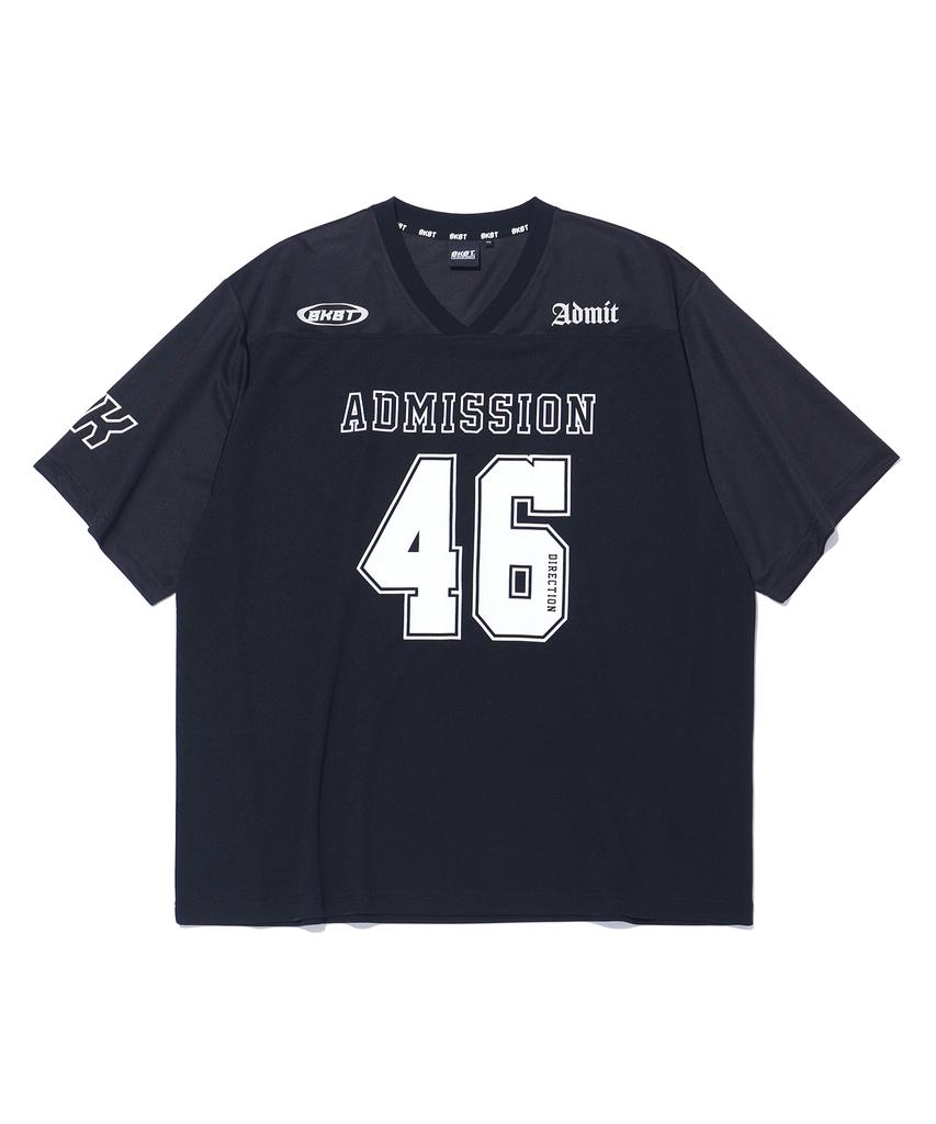 BUNKERBUSTER Mesh Rugby Jersey V-Neck Short Sleeve Tee Mq2Tu259_Black