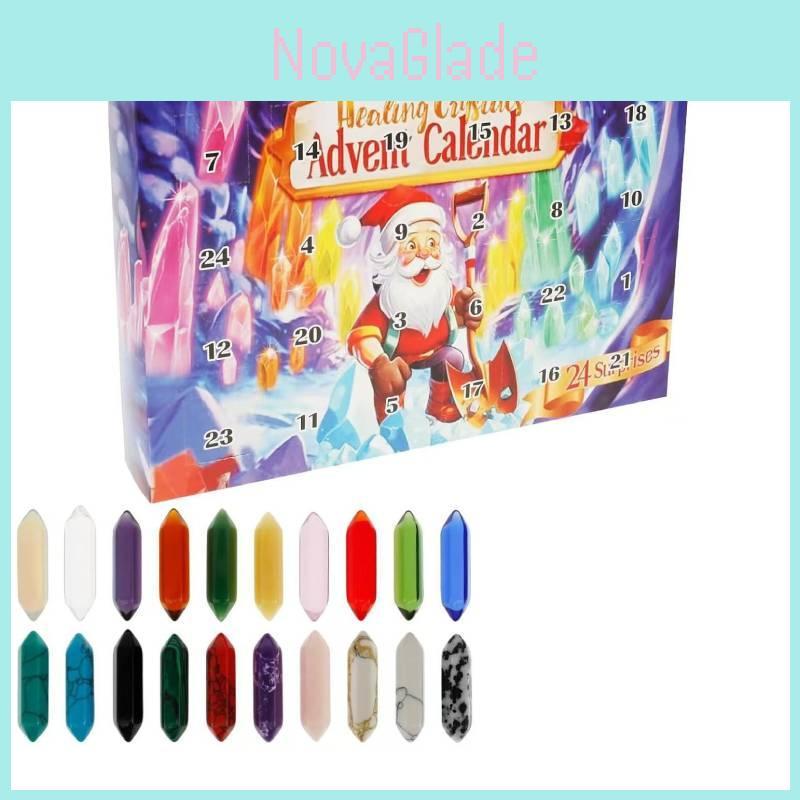 Christmas Artificial Crystal Advent Calendar With 24 Days Countdown For Kids And Adults Holiday Gift
