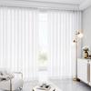 Pole Vertical Louver Gauze Curtain Dream Curtain Curtain Living Room Balcony White Yarn Opaque