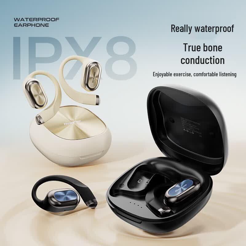 Newmine LY71 Ear-Hook Bone Conduction Sports Bluetooth Headset