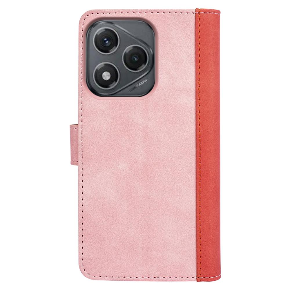 For Honor 400 Smart Wallet Case Leather Phone Cover Splicing Color