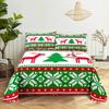 Santa Claus Three Piece Bedding Reindeer Christmas Decoration Quilt Cover