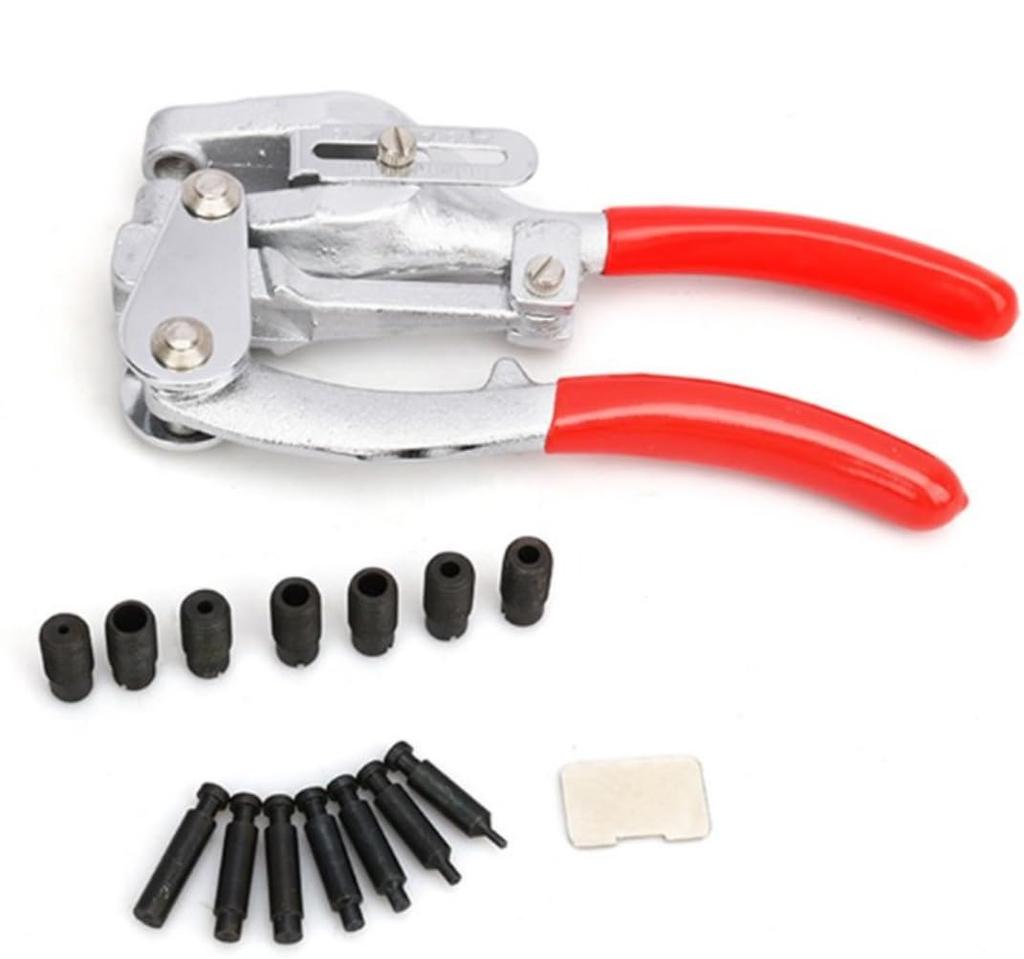 Hand Held Power Punch and Sheet Metal Hole Punch Kit – Metal Hole Punch Heavy Duty Hole Punch Set 3/32-Inch To 9/32-Inch