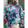 XS-6XL A Variety of Optional 2025 Latest Christmas Abstract Print Casual Outerwear Sweater