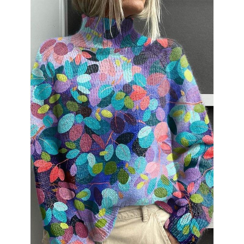 XS-6XL A Variety of Optional 2025 Latest Christmas Abstract Print Casual Outerwear Sweater