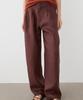 Masimodutti Linen Pleated Wide Fit Pants