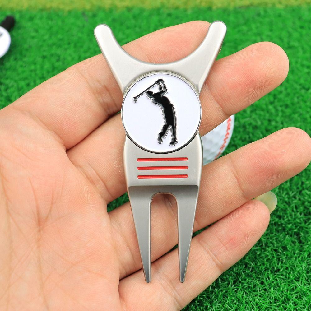 Dropship Golf Green Fork Zinc Zinc Zinc Alloy Golf Divot Tool Golf