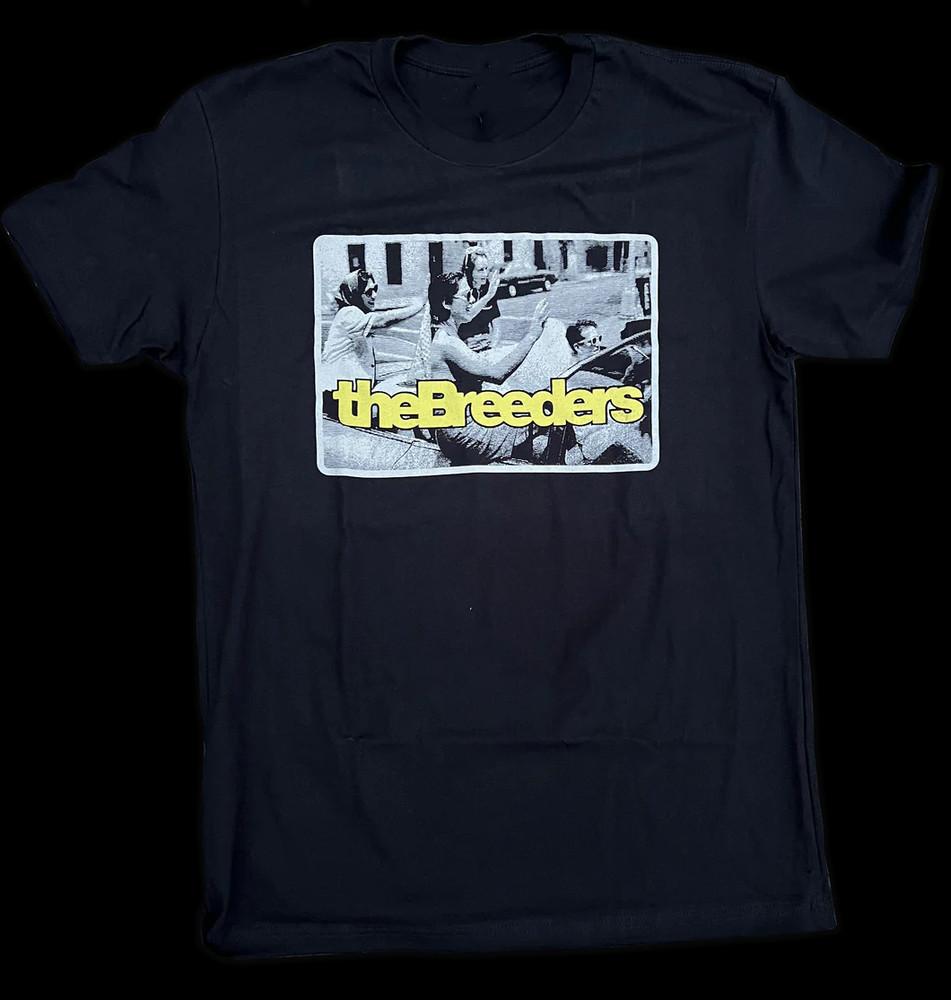 VTG The Breeders band black T-shirt UNISEX All sizes short sleeve 1F1921 Unisex T-Shirt S