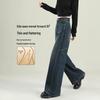 Women's Wide-Leg Jeans 2025: New Style, Popular Autumn/Winter Plus Size Straight Loose Fit Versatile Pants