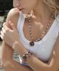 Bonbeau Smile Beads Necklace Smile Pendant Fashion Bead Necklace