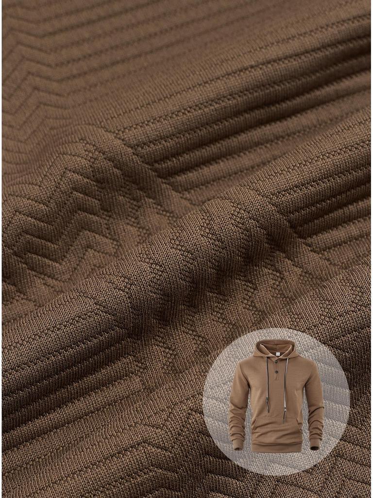 Men's Spring/Autumn Casual Solid Color Loose Pullover Hoodie