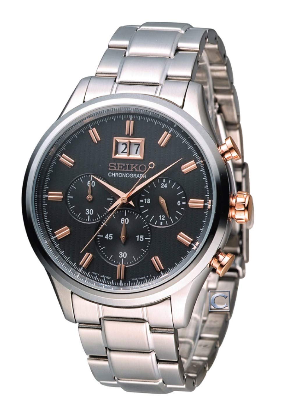 

Часы SEIKO кварцевый хронограф SPC151P1 [Seiko] Мужские [Товар]