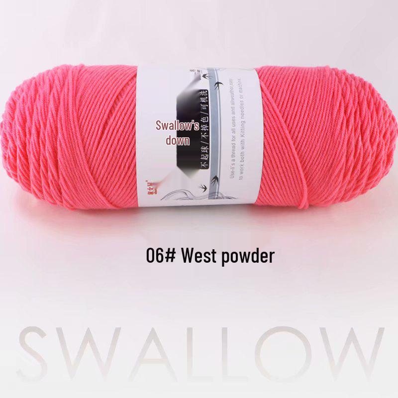 4 Liang Five-Strand Yarn: Cotton-Wool Medium-Thick Knitting Yarn for DIY Scarves and Shawls