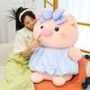 Super Cute Plush Piggy Dolls: Adorable Couple Stuffed Animals - Perfect Gift for Girls