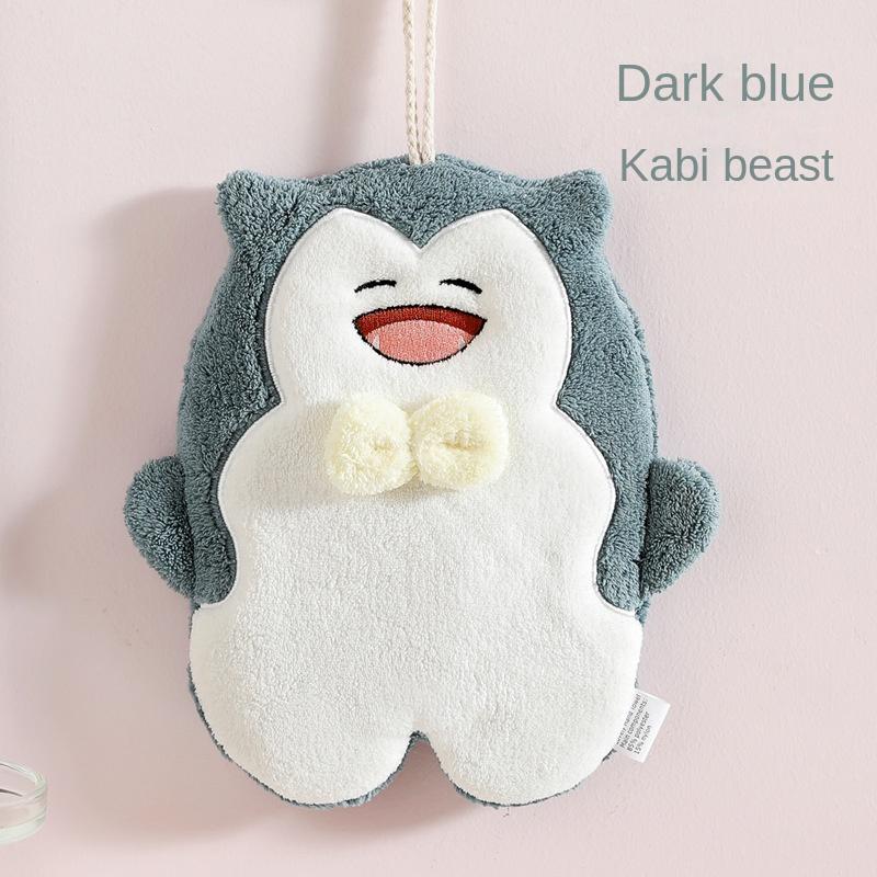 Hand Towel Hanging Household Children's Cute Cartoon Absorbent Hand Towel Bathroom Kitchen Quick-drying Towel