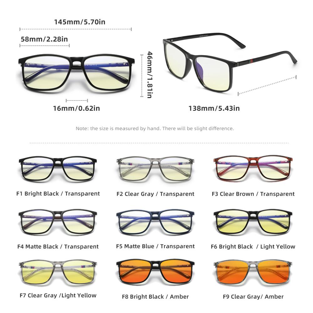 SPEEDHYUN Advanced Anti-Blue Light Glasses with Anti-Reflective Coating Technology