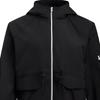 Under Armour Crinkle Woven Loose Comfortable Versatile Jacket Women jackets Black 6005994-001