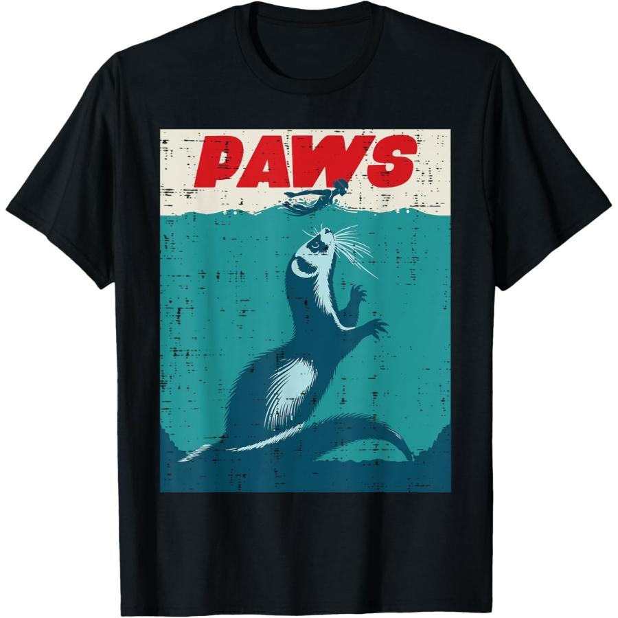 Ferret Paws Funny Saying Parody Men Women Boys Girls Kids T-Shirt XXXXXL чёрный